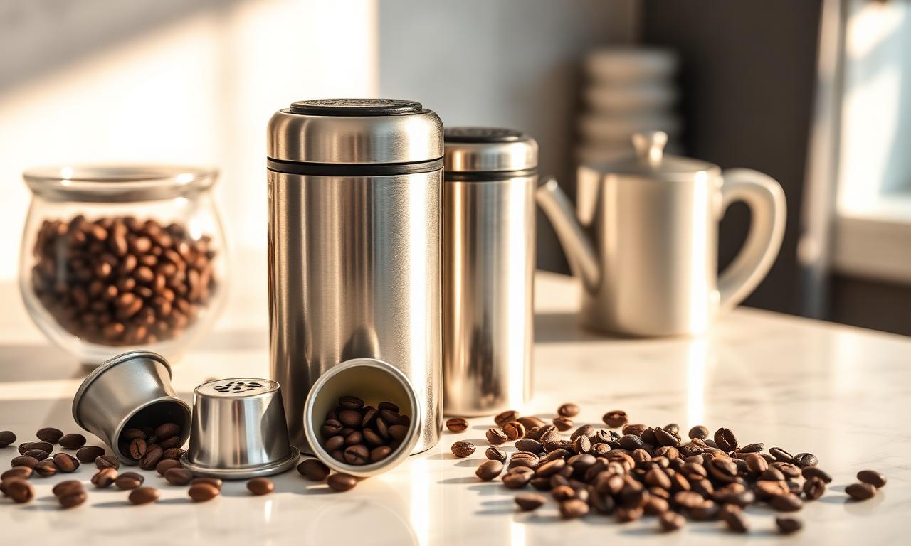 Artikel: Plastic koffiecapsules vervangen: hervulbare RVS en alternatieven