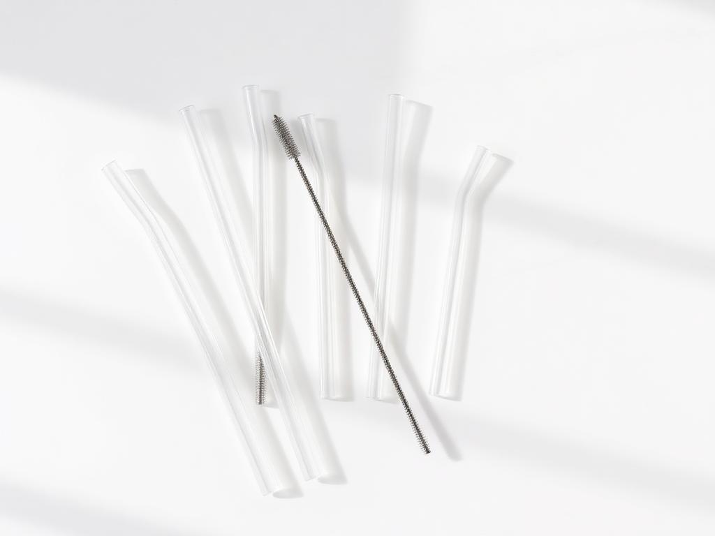 Glazen rietjes: plastic-vrij alternatief in Drinkflessen