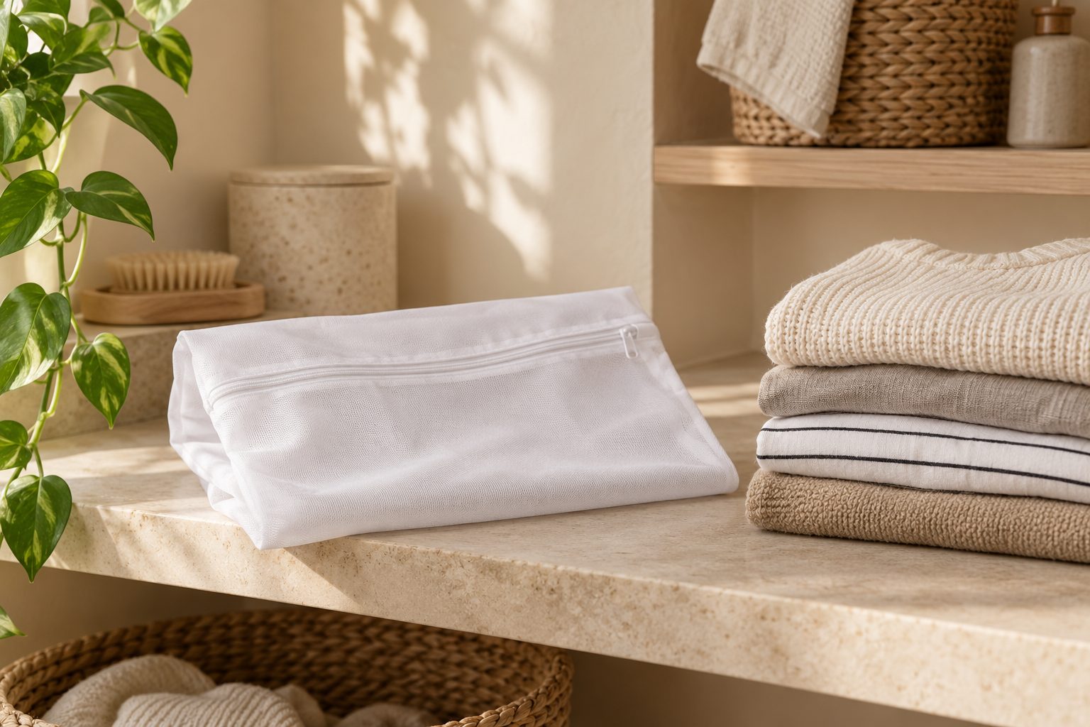Guppyfriend waszak: plastic-vrij alternatief in Wassen