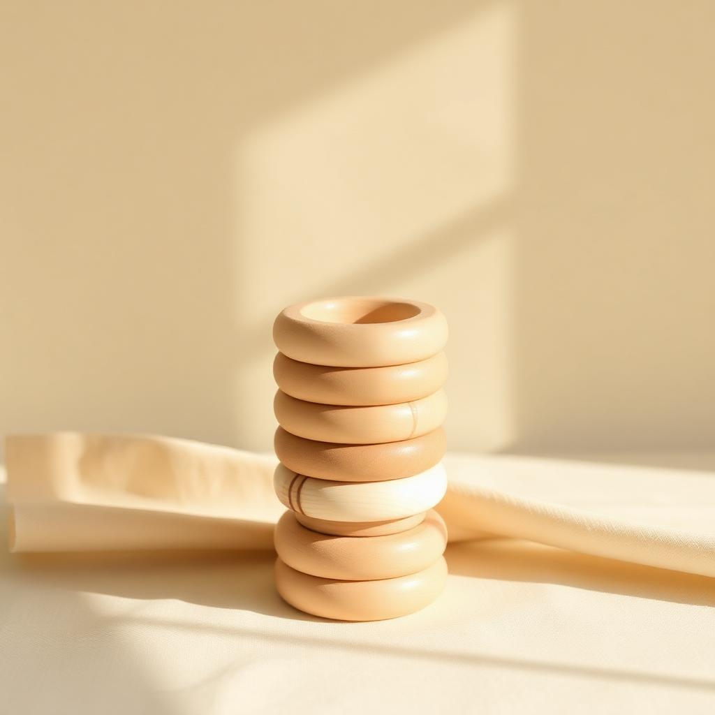 Houten stapeltoren (Montessori): plastic-vrij alternatief in Speelgoed