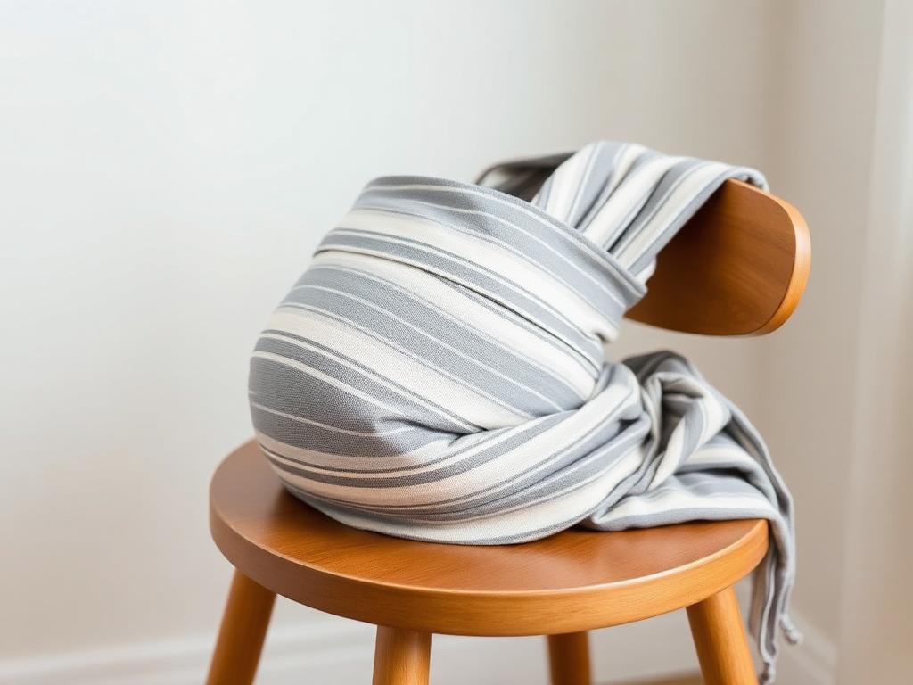 Katoenen draagdoek voor baby: plastic-vrij alternatief in Slapen & kleding