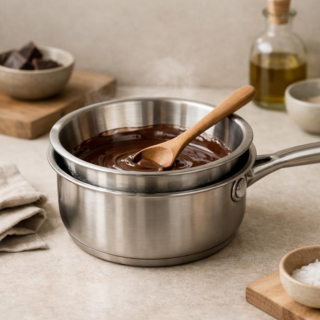 RVS au-bain-marie pan: plastic-vrij alternatief in Keukengerei